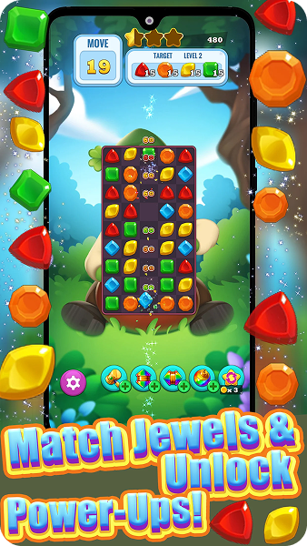 match jewels & unlock power-ups!